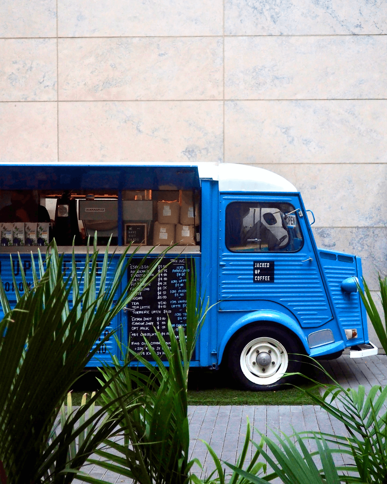 Image of a retail coffee truck